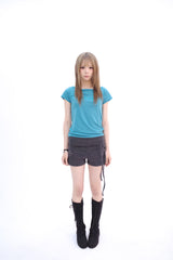 バラの文字入りTシャツ (5color)