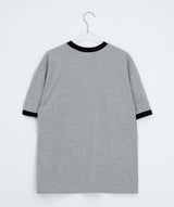 [unisex] モアブ ホース プリンティング リンガー ショート スリーブ ティー