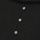 コレクションニットホルターネックタンクトップ [ブラック]