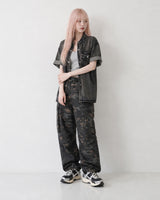 (UNISEX)スラブデニムオーバーシャツ