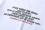 Cloud Neck Expression Tee (White)