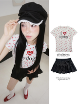 マイラブパピーラブリーショートスリーブTシャツ