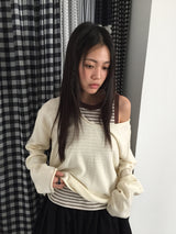 ブーア ラウンド ニット(3color)