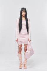 スポーツロゴ バレリーナバッグ Pink