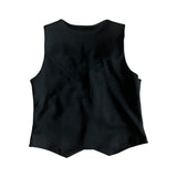 blouse layered vest