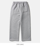 26SS★ ロングワイドブラッシュスウェットパンツ
