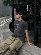 アーミーピグメントダイング半袖Tシャツ