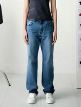 [UPDRAFT]NYLON POCKET COTTON DENIM PANTS