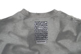 ダメージオーバースウェットシャツ (BLACK)