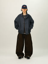 AND Pin-tuck Balloon Pants