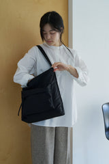 puff pocket padding bag (black)