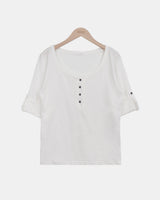 Enda Roll-Up 7-Sleeve T-Shirt