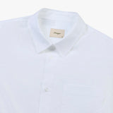 ストレンジャークラシックフィットフラワーコットンシャツ (White)