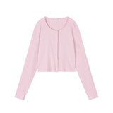 ベラセミクロップカーディガン Rose Quartz
