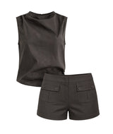 Nessa Tailored Blouse & Pants Set