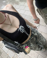 brown necklace