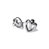 SMALL HEART TARGET EARRING