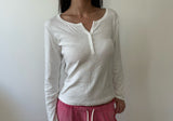 soft button henley top