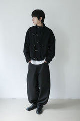 buckle neck field jacket