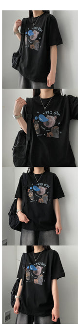 ファーインキャット半袖Tシャツ