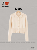 [SALE] Crop collar slim cardigan
