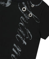 トゥルースアイレットTシャツ_ブラック