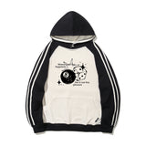 EL Gamble Raglan Line Hoodie T-Shirt 4Color