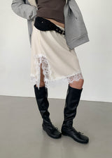 RIBBON FLAT BOOTS
