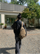 バタレオパードコットンバックパック