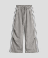 Vein Nylon Track Wide Pants