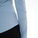 CUTOUT ZIPPER TOP(SKY BLUE)