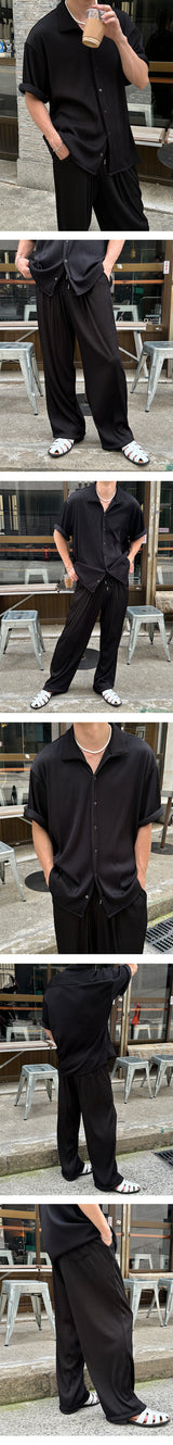 [BEST][SET UP가능] Multi pleats pants(4color)
