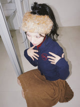 Real Button Embroidered Knit Cardigan