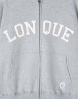 LONQUE フードジップアップ (グレー)