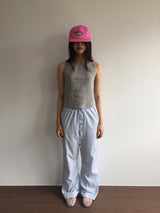 モックネックリブノースリーブ (4color)
