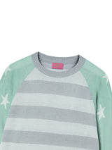 STAR STRIPE KNIT MINT