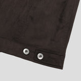 Node Collar Suede Jacket