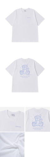 24FW ハンドスケッチベア半袖Tシャツ ホワイト