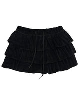 velvet cancan skirt (2color)