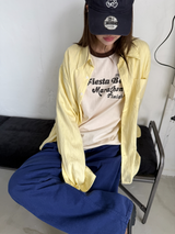 レモネード ストライプシャツ