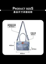 “BERLIN” Cowboy Patchwork Tote Bag
