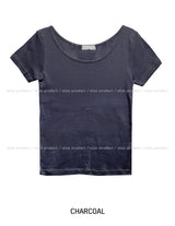 [1+1] エブリデイUネックルーズフィットショートスリーブTシャツ