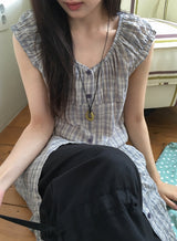 Nico Antique Vintage Gemstone Long Necklace