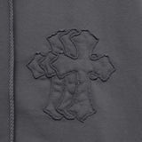 DESTROYED CROSS ZIP HOODIE