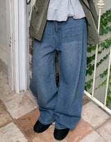 Beart Basic Wide Denim Pants