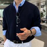  Logane cashmere hachi round neck cardigan