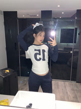 No.ナガーアンドラウンドロングスリーブTシャツ