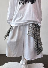 Tata Check Layered Over Long Bermuda 3Color