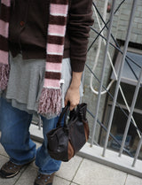 HAIRY TASSEL MUFFLER (PINK)