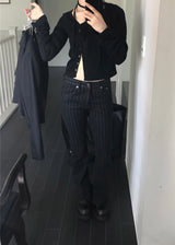  ELLY STRIPE COTTON PANTS